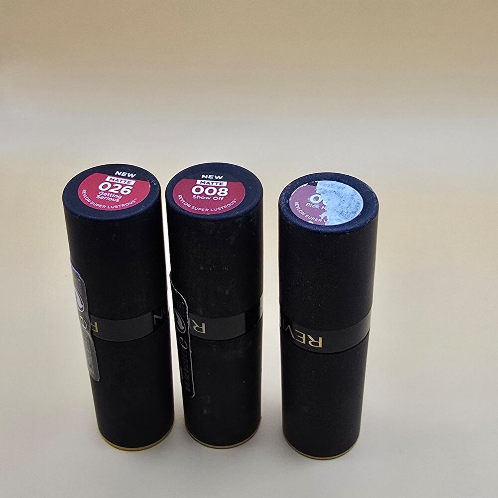Revlon Super Lustrous The Luscious Mattes Lipsticks lot of 3